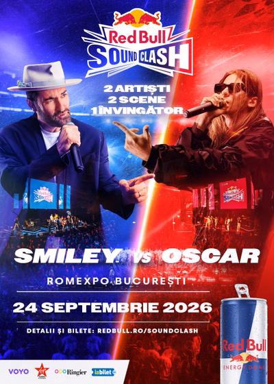 Red Bull SoundClash 2026: Smiley vs Oscar la Romexpo din București