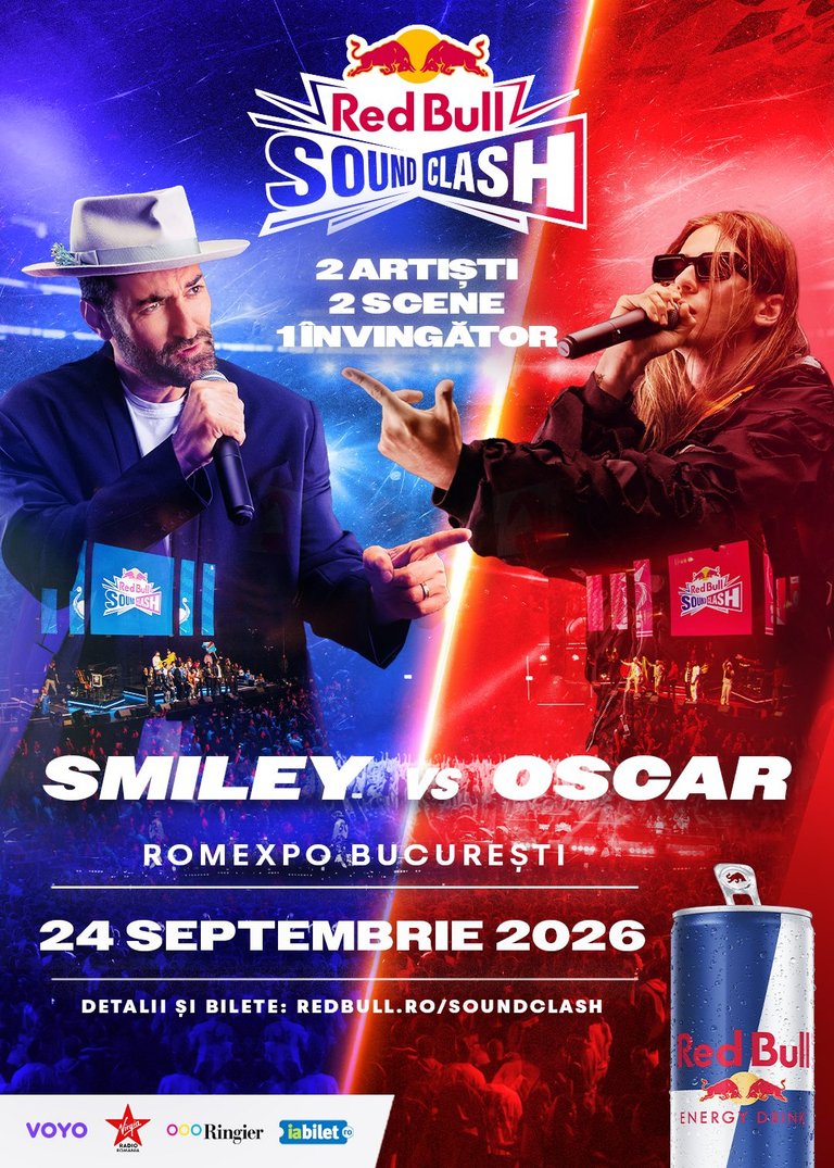 Concert Smiley vs Oscar – Red Bull SoundClash la Romexpo din București