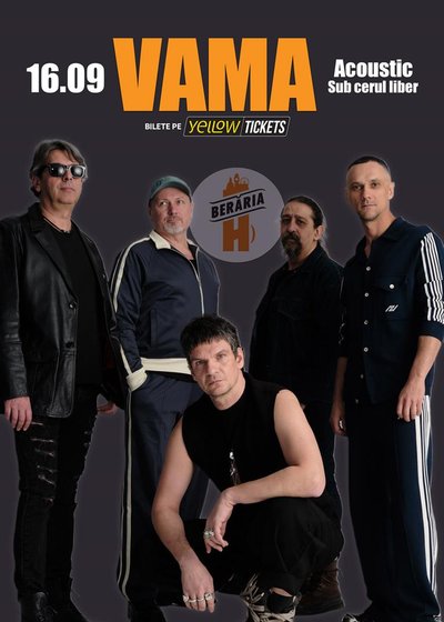 Concert VAMA – Acoustic sub cerul liber la Berăria H din București