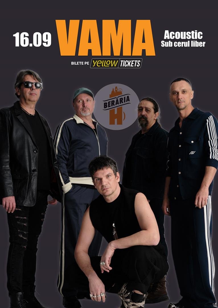 Concert VAMA – Acoustic sub cerul liber la Berăria H din București