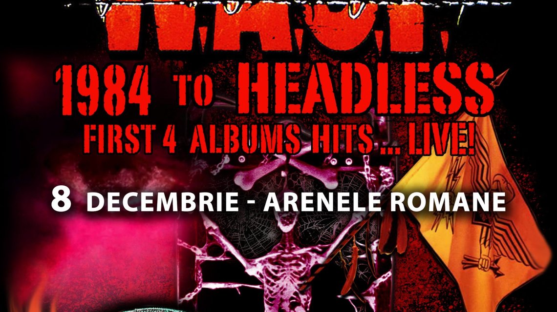 Concert W.A.S.P. – 1984 TO HEADLESS la Arenele Romane din București