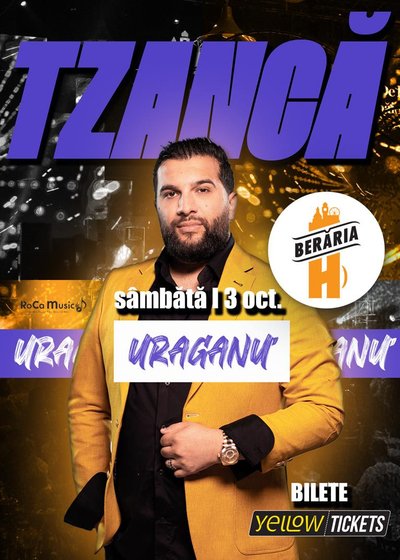 Concert Tzancă Uraganu la Berăria H din București