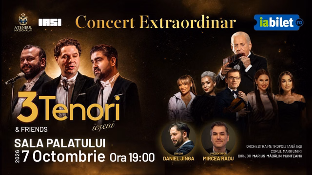 Concert 3 Tenori ieșeni & Friends la Sala Palatului din București — landscape