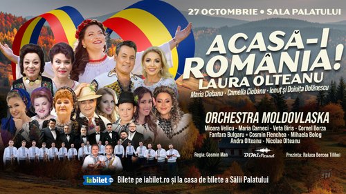 Concert Acasă-i România – Spectacol la Sala Palatului din București — landscape