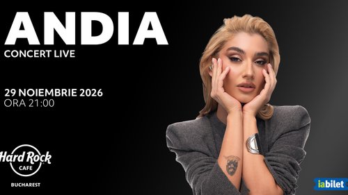 Concert Andia – Între Lumi la Hard Rock Cafe din București — landscape
