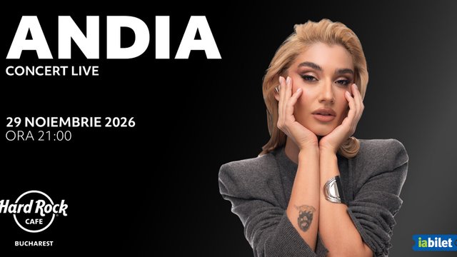 Concert Andia – Între Lumi la Hard Rock Cafe din București — landscape