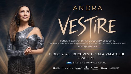 Concert Andra – VESTIRE (Concert Extraordinar de Crăciun) la Sala Palatului din București — landscape
