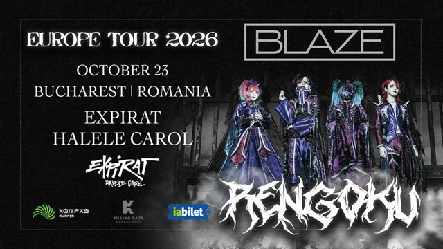 Concert BLAZE – RENGOKU la Expirat Halele Carol din București — landscape