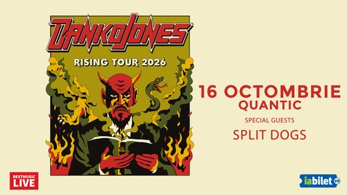 Concert Danko Jones la Quantic din București — landscape
