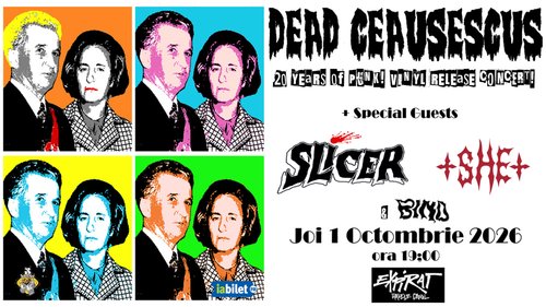 Concert Dead Ceaușescus – Lansare vinil la Expirat Halele Carol din București — landscape