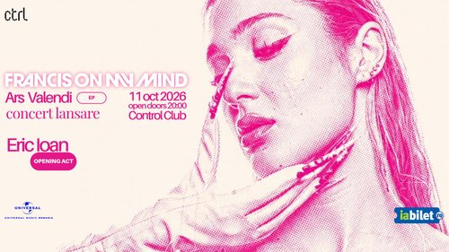 Concert Francis On My Mind – Ars Valendi la Club Control din București — landscape