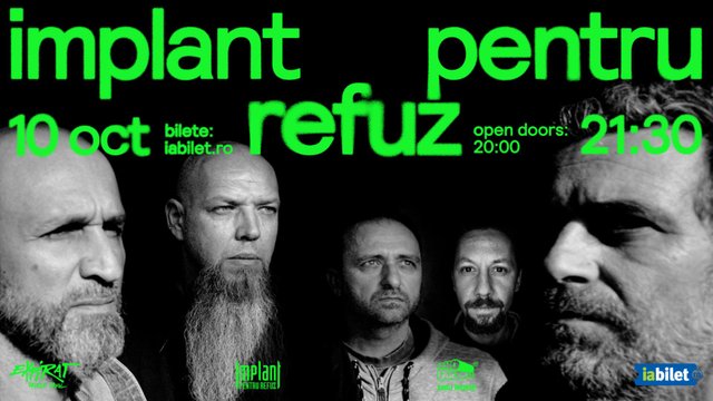 Concert Implant Pentru Refuz – Lansare vinil la Expirat Halele Carol din București — landscape