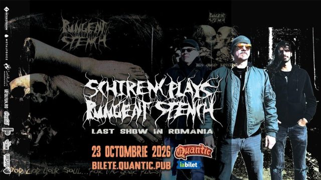 Concert Schirenc Plays Pungent Stench – Last Show in Romania la Quantic din București — landscape