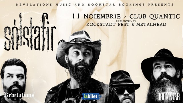Concert SOLSTAFIR la Quantic din București — landscape