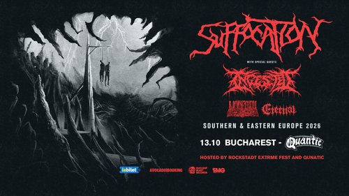 Concert Suffocation la Quantic din București — landscape