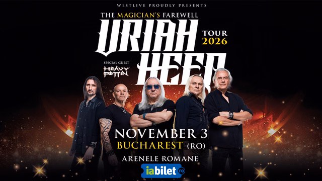Concert Uriah Heep la Arenele Romane din București