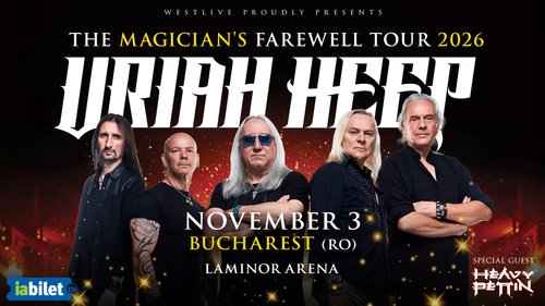 Concert Uriah Heep la Laminor Arena din București — landscape