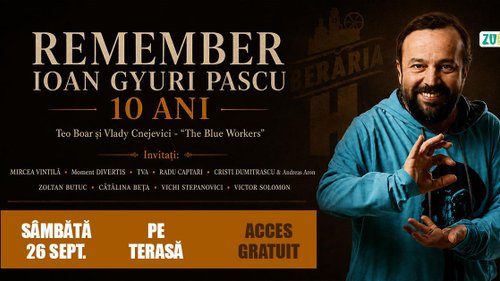 Remember Ioan Gyuri Pascu – 10 ani la Berăria H din București — landscape