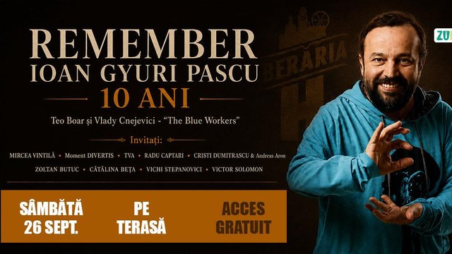 Remember Ioan Gyuri Pascu – 10 ani la Berăria H din București — landscape