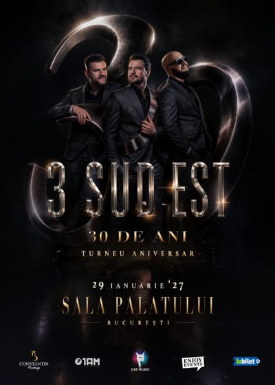 Concert 3 Sud Est – 30 de ani la Sala Palatului din București
