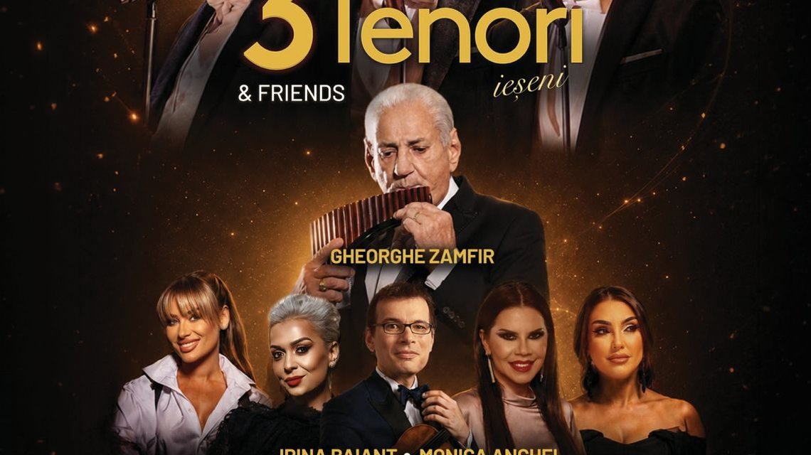 Concert 3 Tenori ieșeni & Friends la Sala Palatului din București