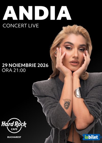 Concert Andia – Între Lumi la Hard Rock Cafe din București