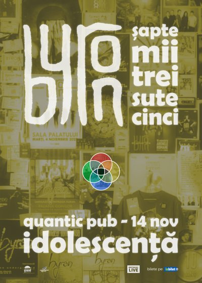 Concert aniversar byron 20 de ani – Idolescență la Quantic din București