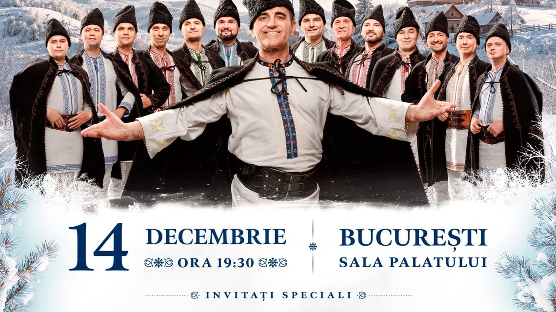 Concert Ansamblul Etnofolcloric PLĂIEȘII – „Leru-i Ler La-nalte Curți” la Sala Palatului din București