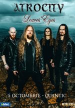 Concert Atrocity și Leaves’ Eyes la Quantic din București