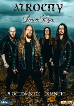 Concert Atrocity și Leave’s Eyes la Quantic din București