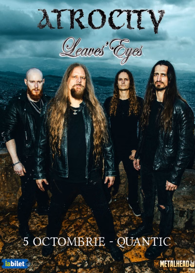 Concert Atrocity și Leaves’ Eyes la Quantic din București