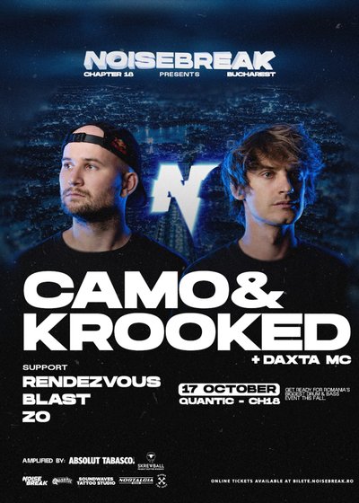 Concert Camo & Krooked & Daxta la Quantic din București