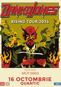 Concert Danko Jones la Quantic din București