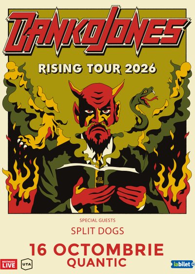 Concert Danko Jones la Quantic din București