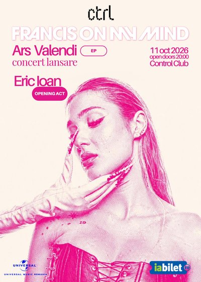 Concert Francis On My Mind – Ars Valendi la Club Control din București