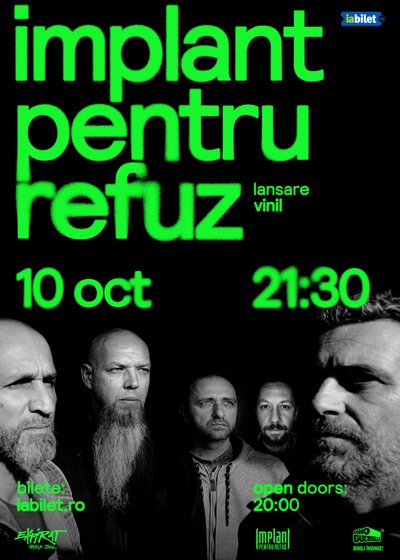 Concert Implant Pentru Refuz – Lansare vinil la Expirat – Halele Carol din București