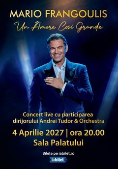 Concert Mario Frangoulis la Sala Palatului din București