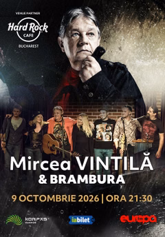 Concert Mircea Vintilă & Brambura la Hard Rock Cafe din București
