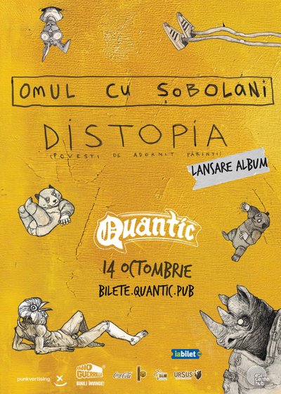 Concert Omul Cu Sobolani – DISTOPIA (Povești de adormit părinți) la Quantic din București