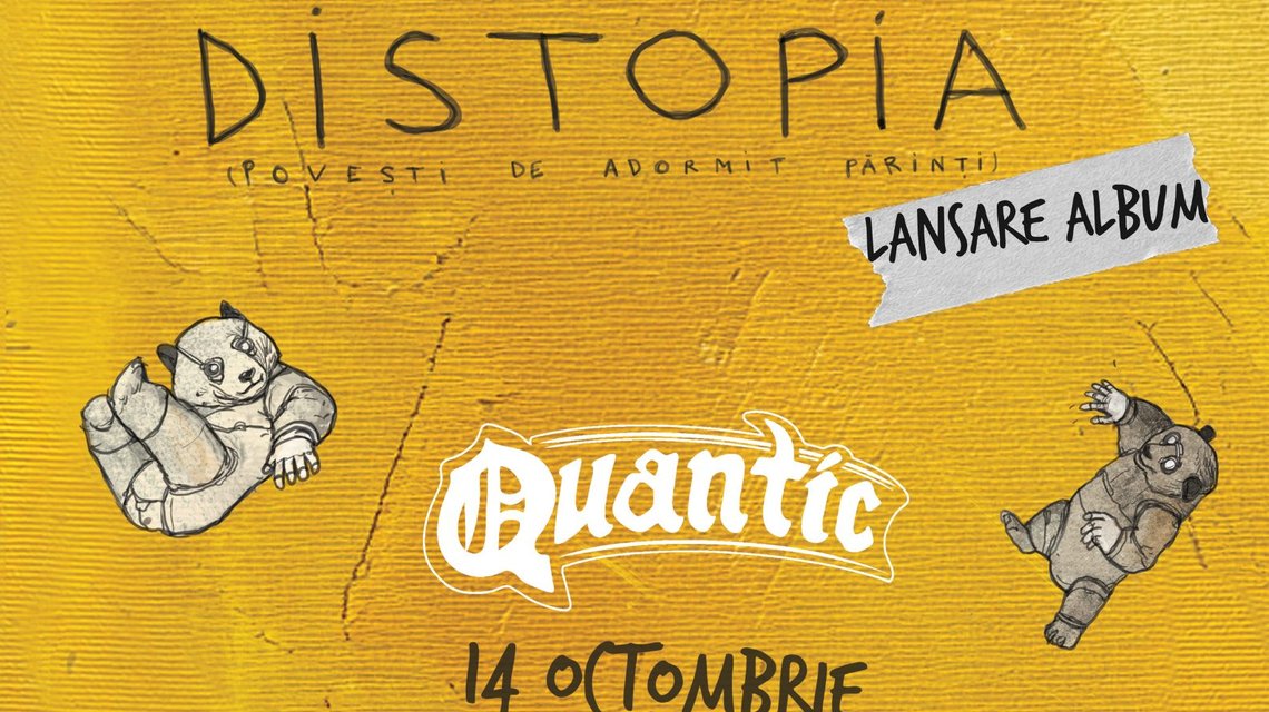 Concert Omul Cu Sobolani – DISTOPIA (Povești de adormit părinți) la Quantic din București