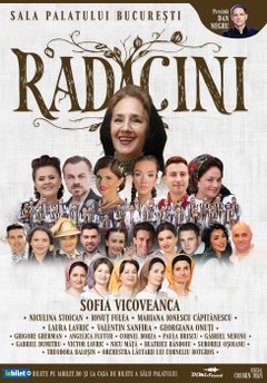 Concert Sofia Vicoveanca – Rădăcini la Sala Palatului din București