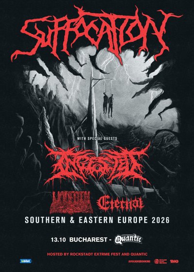 Concert Suffocation la Quantic din București