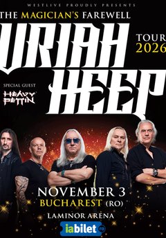 Concert Uriah Heep la Laminor Arena din București