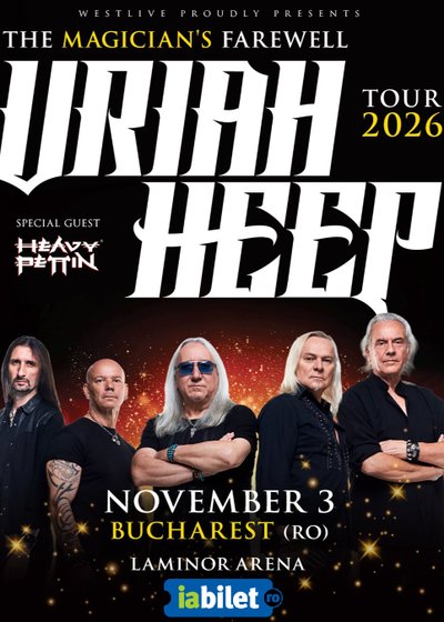 Concert Uriah Heep la Laminor Arena din București