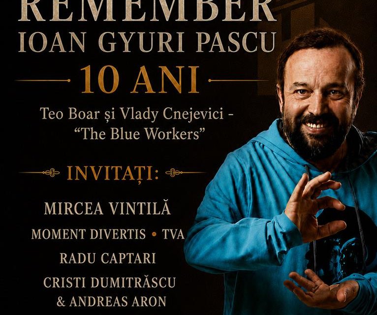 Remember Ioan Gyuri Pascu – 10 ani la Berăria H din București