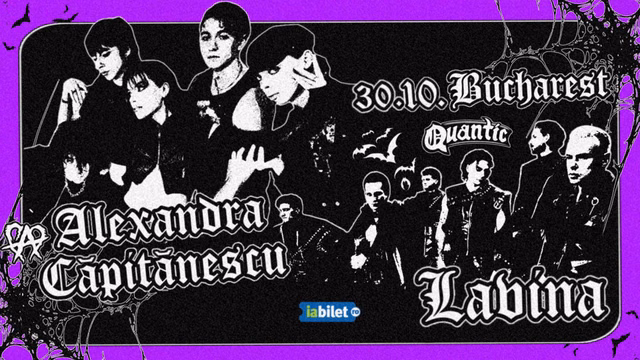 Concert Alexandra Căpitănescu și Lavina la Quantic din București — landscape