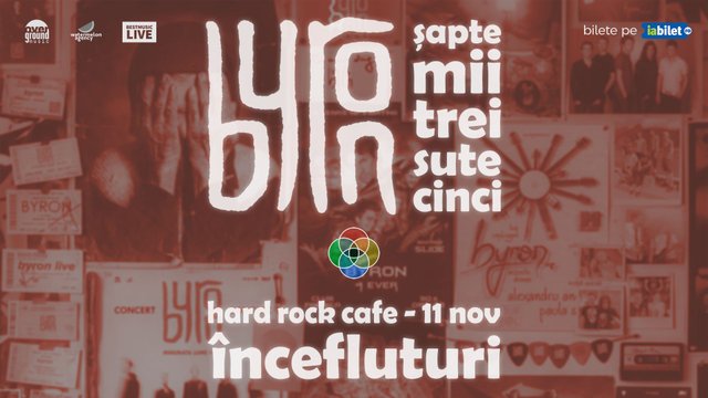 Concert byron – Încefluturi la Hard Rock Cafe din București — landscape