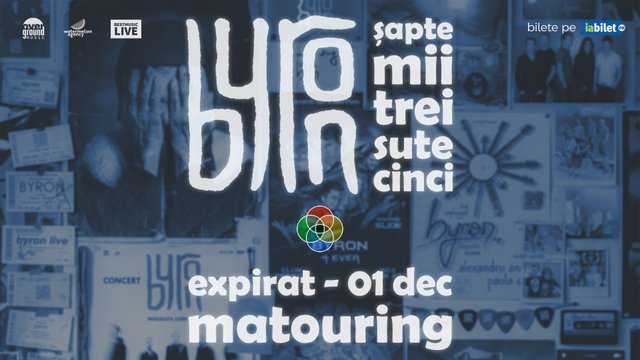 Concert byron – Matouring la Expirat Halele Carol din București — landscape