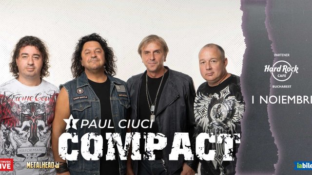 Concert Compact Paul Ciuci la Hard Rock Cafe din București — landscape