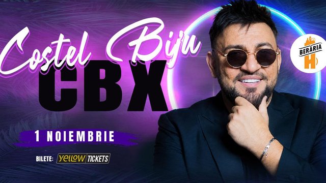 Concert Costel Biju la Berăria H din București — landscape